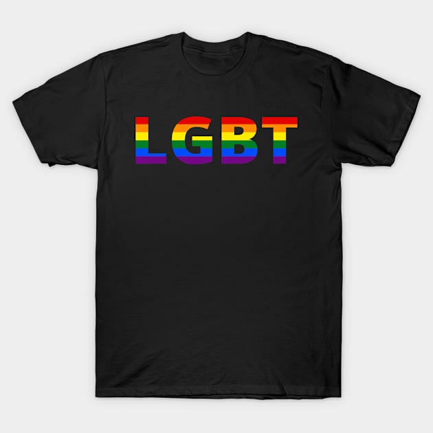 LGBT Rainbow T-Shirt by CasualTeesOfFashion